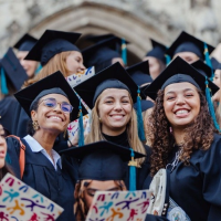 Etudiants pendant la Cérémonie