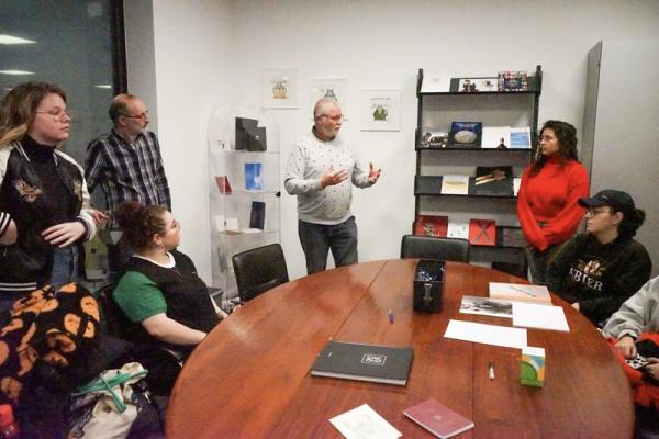Visite de l'imprimerie Drifosett à Evere