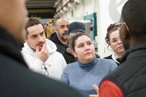 Visite de l'imprimerie Drifosett à Evere