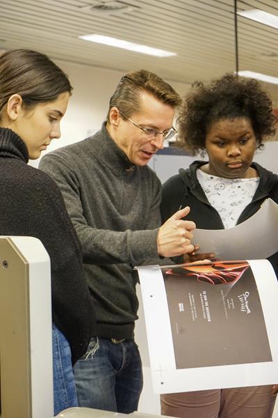 Visite de l'imprimerie Drifosett à Evere