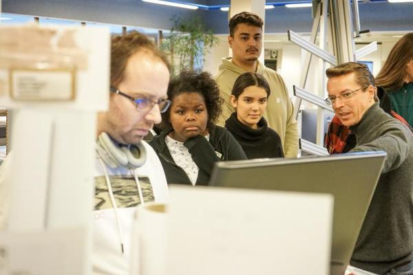 Visite de l'imprimerie Drifosett à Evere