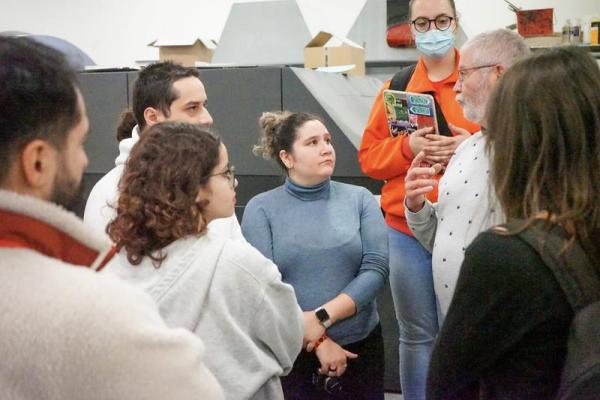 Visite de l'imprimerie Drifosett à Evere