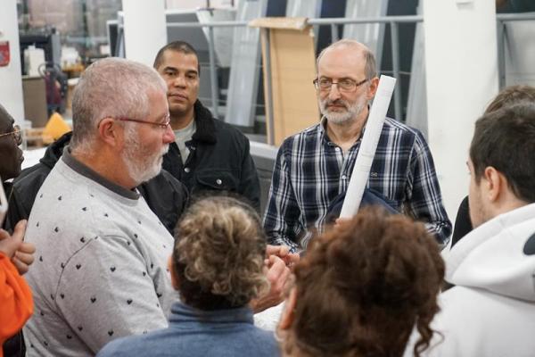 Visite de l'imprimerie Drifosett à Evere