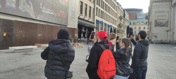 L’affichage dans la ville de Bruxelles