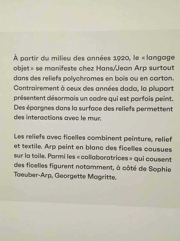 Exposition Hans/Jan Arp et Sophie Taueber- Arp