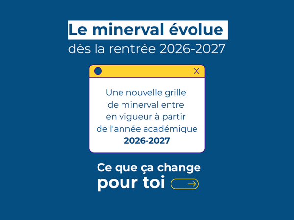 Le minerval change pour la rentrée 2026-2027