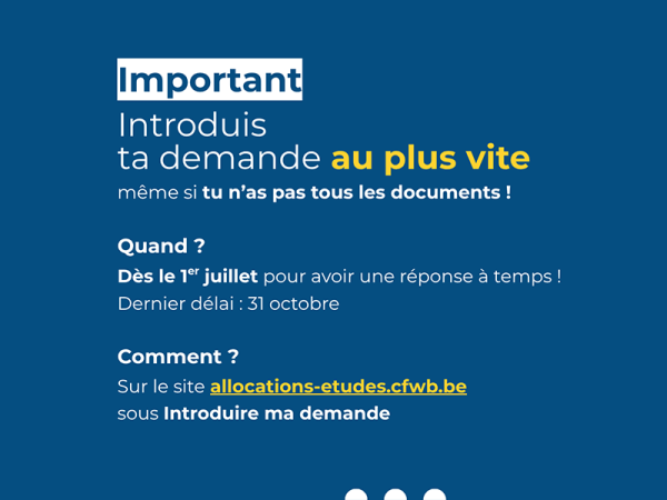 Le minerval change pour la rentrée 2026-2027