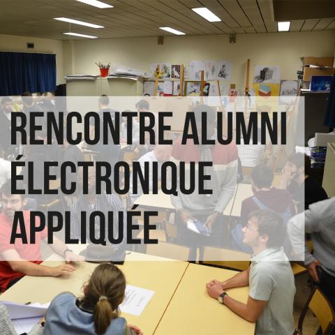 Rencontre des alumni et des étudiants d’électronique appliquée (HEFF-HELB)