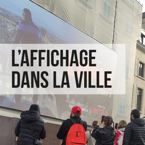 L’affichage dans la ville de Bruxelles