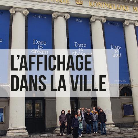 L’affichage dans la ville de Bruxelles